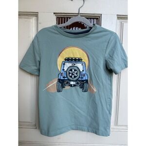 Tommy Bahama Kids Green Off-Road Vehicle Graphic T-Shirt Boys Size Small 5/6
